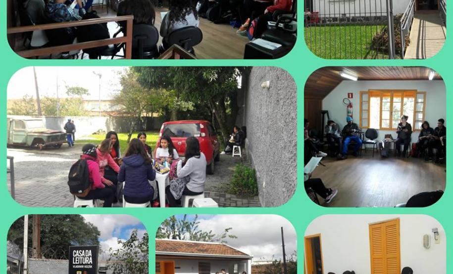 Visitando a Casa da Leitura - Colégio Estadual Conselheiro Carrão