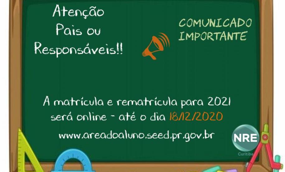 Matrícula e Rematrícula 2021