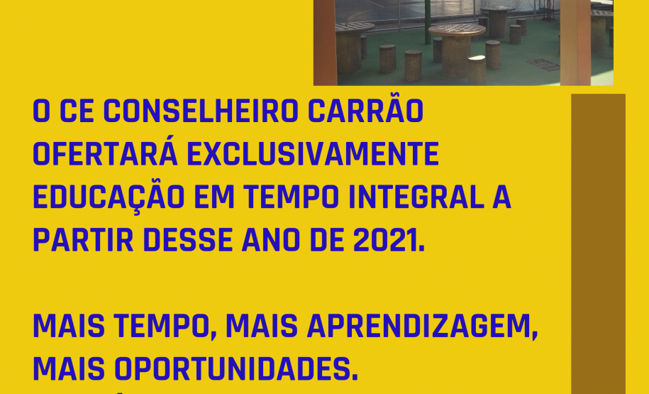 carrão tempo integral